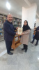 تقدیر معاون پژوهش و فناوری دانشگاه از کارمندان کتابخانه به مناسبت روز کتابدار